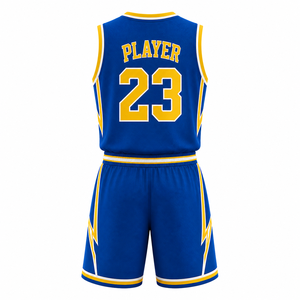 Conjunto de Uniforme de Baloncesto Sublimado Personalizado, Camisetas y Pantalones Cortos de Tela de Malla Transpirable de Secado Rápido, Impresión de Logotipo del Equipo OEM, Ropa Deportiva - Product Image 3
