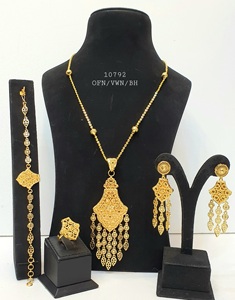 24kt Gold Plated <b>Arabic</b> Collection Fashion Jewelry Sets - Product Image 1