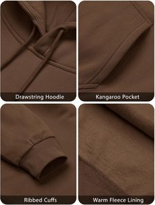 เสื้อฮู้ดดี้โอเวอร์ไซส์สำหรับผู้ชาย ผู้หญิง และทุกเพศ ผ้าฝ้ายเนื้อนุ่ม สวมใส่สบาย สไตล์สตรีทแวร์ ระบายอากาศได้ดี แห้งเร็ว เป็นมิตรต่อสิ่งแวดล้อม - Product Image 5