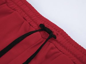 Good Price Gym Wear Shorts for Men's Casual Breathable Quick Dry Embroidered Woven Mid Waist Drawstring Closure Shaghaf Sports - Product Image 5