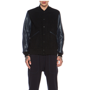 Men Wool <b>Jackets</b> Superb Genuine Leather Sleeve Letterman College Varsity Men Wool <b>Jackets</b> - Product Image 2