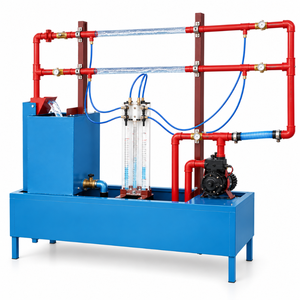 Aparato de Factor de Fricción Darcy Weisbach para Análisis de Flujo en Tuberías |   Equipo de Laboratorio para Medición de Pérdida de Presión en Fluidos - Product Image 1