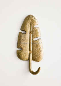 Casted Leaf <b>Hook</b> Home and Office Decorative Brass <b>Hooks</b> and Coat Holder Personalized <b>Wall</b> <b>Hook</b> 100% Handmade - Product Image 3