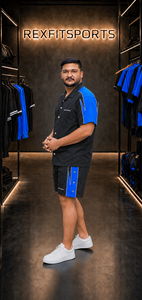 REXFIT SPORTS 2026 Conjunto Deportivo Personalizado de Nailon para Hombre, Camiseta de Manga Corta y Pantalones Cortos Ligeros, Conjunto de Dos Piezas con Logotipo Personalizado - Product Image 5