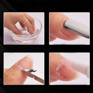 Cuticle Nippers Professional Hard Steel Cuticle Trimmer Extremely Sharp Full Jaw Cuticle Cutter Nail Care Manicure Home Salon - Product Image 6