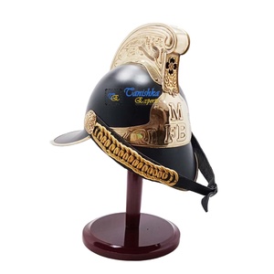 หมวกนักผจญเพลิงแบบวิคตอเรียน ทำจากทองเหลืองและเหล็ก ชุดเกราะนักดับเพลิงยุคกลาง สำหรับการแสดงละคร คอสเพลย์ งานโบราณ ขัดเงา ทำด้วยมือ คุณภาพสูง - Product Image 5