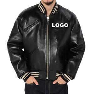 แจ็คเก็ตเบสบอลแบบมีฮู้ด ปักโลโก้คุณภาพสูง สีดำ สั่งทำได้ ผลิตโดยผู้ผลิต OEM ระดับพรีเมียม - Product Image 1