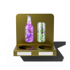 Exhibidor de PVC Resistente para Botellas, Exhibidor Promocional para Bebidas, Marketing de Productos, Tienda Minorista, Supermercado, Publicidad en el Piso - Product Image 2