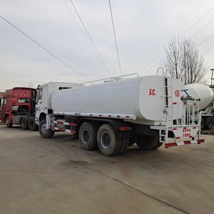 รถบรรทุกน้ำมือสองยี่ห้อจีนคุณภาพสูง Howo Sinotruk รถบรรทุกน้ำ Howo 6x4 เครื่องยนต์ดีเซล - Product Image 4