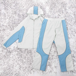 Custom Mens <b>Polyester</b> <b>Tracksuit</b> Jacket Jogger Set Nylon Sweat Pant Windbreaker Outdoor - Product Image 2
