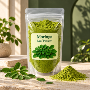 Polvo de Hoja de Moringa Premium |   Superalimento Natural Verde en Polvo Herbal para Suministro al por Mayor, Empaque de Marca Privada y Personalizado - Product Image 1