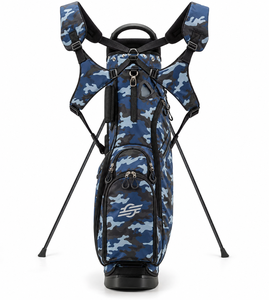 Étui pour clubs de golf avec fermeture éclair, design pliable, poche étanche, motif camouflage, 47 pouces, polyester, ceinture à coussin d'air, unisexe, 21L - Product Image 2