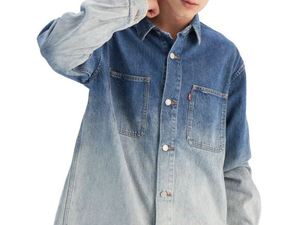 Camisas de Mezclilla para Hombre al por Mayor, Moda Casual, Manga Larga, 100% Algodón, Cuello con Botones, Lavado Medio, Precio Económico al por Mayor - Product Image 2