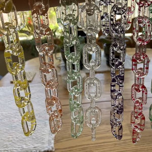 Chaîne murale en résine couleur bonbon, nouvelle couleur, maillons personnalisables, les meilleures couleurs et maillons décoratifs pour la maison et le bureau - Product Image 1