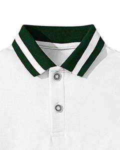Camiseta de Golf Personalizada de Manga Corta, Tejido Sólido 100% Algodón, Transpirable, Informal, para Verano, Cómoda para Hombre - Product Image 6
