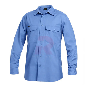 Ropa de Seguridad Reflectante Ligera de Algodón, Camisa de Trabajo para Fontaneros, Mecánicos y Uniformes de Trabajo de Fábrica - Product Image 4