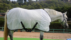 Équipement équestre personnalisé, couverture anti-mouches pour chevaux, vente en gros de produits équestres, couverture en maille anti-mouches pour chevaux avec capuche - Product Image 4