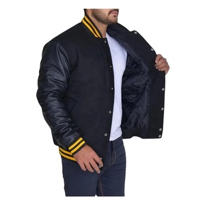 Vente en gros de haute qualité pour hommes Nouveau design brodé chenille Patch Letterman Jackets Varsity Jacket avec logo personnalisé - Product Image 3