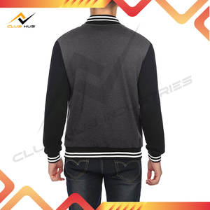 เสื้อแจ็คเก็ตวาร์ซิตี้ฤดูหนาวคุณภาพสูงสำหรับผู้ชาย ผ้าแคนวาส ผ้าฝ้าย ผ้าขนสัตว์ สไตล์ไฮสตรีท - Product Image 3