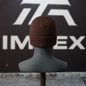 Gorro Unisex de Acrílico con Logotipo Bordado, Gorra Casual de Invierno, 56-58CM de Circunferencia de Cabeza, Estilo Tejido por Computadora - Product Image 3