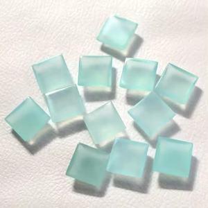 พลอยคาลซิโดนีจากน้ำธรรมชาติขนาด4มม. ทรงสี่เหลี่ยมเรียบอัญมณีกึ่งมีค่าทรงหลวมราคาดีที่สุดจากผู้จำหน่ายหินแท้ - Product Image 3