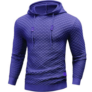 Sweat-shirt à capuche unisexe, coupe ajustée, tricoté, impression numérique, manches longues, décontracté, printemps, 100% coton, molleton gris - Product Image 3