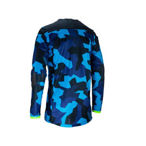 Conjunto de Jersey y Pantalones de Motocross para Hombre, Estampado de Camuflaje Azul, Manga Larga, Secado Rápido, Poliéster, para Todas las Temporadas, Ropa de Carreras de Motocicleta - Product Image 6