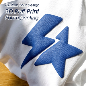 OEM High Quality Oversized Plus Size Knitted Cotton Hoody Anime Unisex Winter Custom <b>Foam</b> 3D Puff Print logo Men Pullover Hoodie - Product Image 3