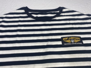 <b>Men's</b> <b>Striped</b> Long Sleeve <b>T</b>-<b>Shirt</b> Regular Fit Cotton Knitted Casual O-Neck Front Logo Design Custom Streetwear Long Sleeve <b>shirt</b> - Product Image 6