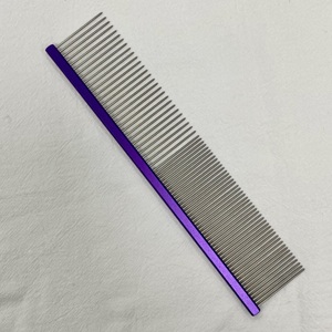 Outil de chien de peigne de toilettage d'animal familier d'acier inoxydable pour le soin efficace de poil - Product Image 4