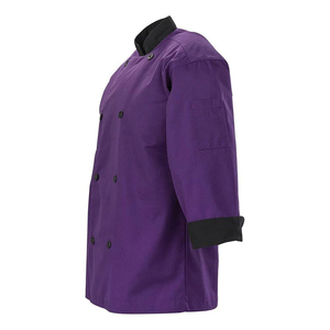 Veste de Chef Professionnelle en Gros, Blouse de Cuisine Personnalisable avec Logo pour Restaurant, Boulangerie, Restauration, Uniforme de Travail - Product Image 3