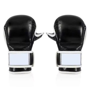 Guantes de Sparring MMA Profesionales de Medio Dedo al por Mayor, de Cuero de Alta Calidad, Impermeables y de Secado Rápido para Artes Marciales y Boxeo - Product Image 1