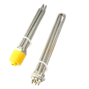 3000W 380V stainless steel Industrial Coil Water electric tubular element immersion heating