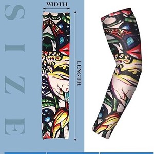 Cycling Arm Sleeves Camouflage Print Men Anti-Uv Breathable Compression Cooling <b>Cover</b> Adult Outdoor Sport Wear - Product Image 5