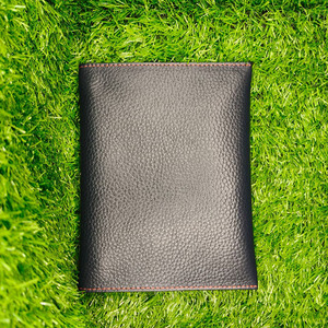 กระเป๋าคลัทช์หนังวัวลายดอกไม้สุดหรูสำหรับผู้ชาย ดีไซน์แบบพับสองตอนเรียบง่าย พร้อมกระดุมแป๊กที่ทนทาน - Product Image 2