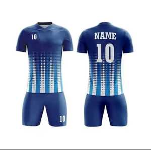 ชุดฟุตบอลแขนสั้นสั่งทำพิเศษสำหรับผู้ใหญ่ คุณภาพสูง สำหรับทีม  ขายส่ง MOQ ต่ำ - Product Image 6