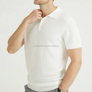 2025 T-Shirt de golf personnalisé pour hommes de haute qualité 100% coton Design Unique été à manches courtes couleur unie maillot uni pour Polo - Product Image 3