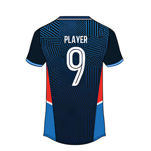 Maillot de sport personnalisé pour équipes, impression numérique, réversible, séchage rapide, 100 % polyester, entraînement et match de football - Product Image 2