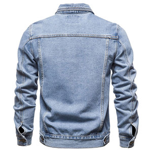 Best Quality Patchwork <b>Fur</b> Lined <b>Hooded</b> Waterproof Denim <b>Jackets</b> <b>for</b> Men Custom Casual Winter Cold Weather - Product Image 3