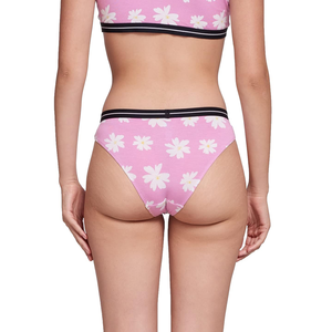 Ropa Interior Femenina de Nuevo Estilo, Cómodas Bragas Sin Costuras de Cintura Media, Lencería a Rayas de Algodón, Bragas Bikini Transpirables para Uso Diario - Product Image 6