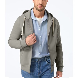 Sudadera Unisex Gris con Cierre Completo, Estilo Gótico Vintage, Estampado Digital, Felpa, Corte Regular, Informal, con Capucha, Color Sólido, para Invierno - Product Image 2