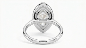 Anillo de Compromiso con Diamante Corte Marquesa para Mujer, Diamante Clásico Cultivado en Laboratorio - Product Image 4