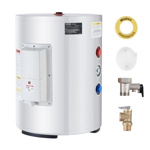 Chauffe-eau électrique instantané de 10 gallons, 1,6 kW, sans réservoir, avec affichage LED, commande par bouton, étanche IPX4 - Product Image 1