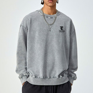 Sudadera con Efecto Ácido en Oferta, Sudadera Transpirable para Hombre con Efecto Ácido, Sudadera Moderna con Efecto Ácido - Product Image 1