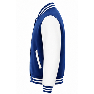 Blousons universitaires pour hommes à col montant, personnalisables avec logo, en laine 100% respirante et écologique, pour la mode hivernale – Vente en gros OEM - Product Image 3