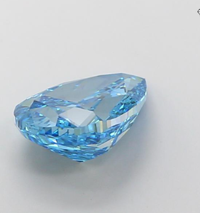 Diamante Cultivado en Laboratorio con Certificación IGI, Corte Pera de 4.50 CT, Color Azul Intenso, Claridad VVS2, CVD LG 731580352, ROYAL GEMS para Joyería - Product Image 2