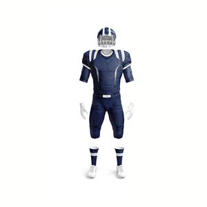 New Arrival Printed Sports Wear Solid Color American Football Uniform Quick Dry Breathable Custom Made Team Wear 100% Polyester - Product Image 2