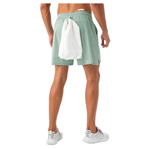 2025 hommes décontracté Gym Shorts de sport séchage rapide à motifs vêtements actifs été entraînement vélo course pantalon ample 1 pièce vêtements de sport - Product Image 3