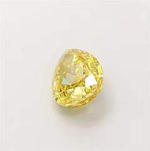 Diamant de laboratoire 1 carat VS1 Jaune Fantaisie Taille Poire, Solitaire Goutte d'eau Facetté Brillant, Pierre Libre, Direct Usine - Product Image 2