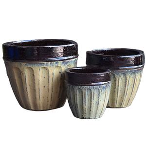 Personnalisé Viet Nam Atlantique Style Antique Rustique Extérieur Jardin Décoratif Poterie Céramique Argile Maison Pots De Fleurs Jardinières - Product Image 1